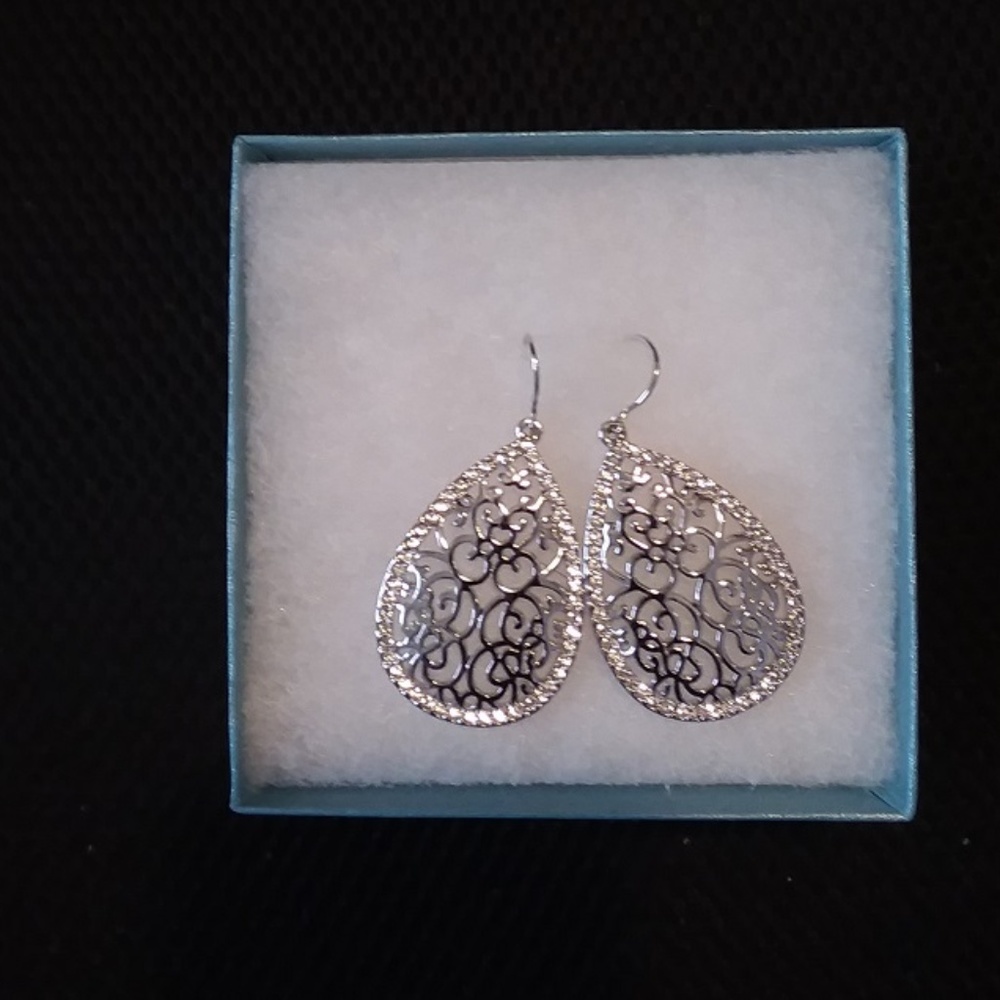 Large “Touchstone” Lacework Earrings